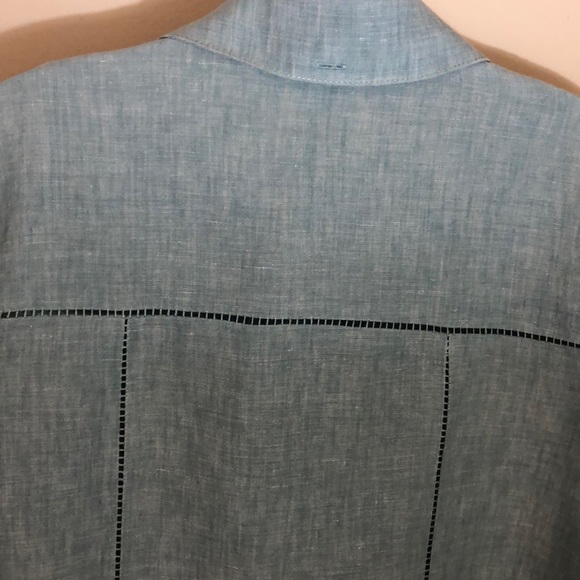 dbLIFE linen eyelet button down shirt - Picture 9 of 16